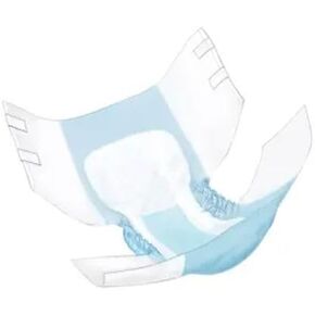 Cardinal Health™ Quilted Adult Briefs, Wings™ Extra, Moderate Absorbency, Blue, Large, Case of 72