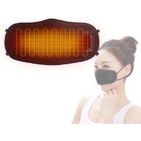 3D Therapy Heated Nose Cover, Winter Nose Warmer Hot Compress Nose Heating Pad for Stuffy Nose/Allergic Rhinitis, 3 Temperature Settings & Timer