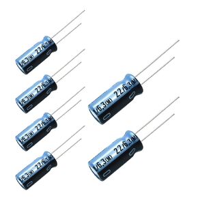 6 pcs Nichicon KA Capacitors 6.3V 22uf Audio Grade