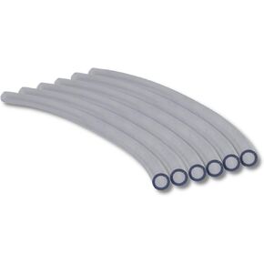 Clear Flexible Vinyl Tubing | 1/4″ ID x 3/8″ OD x 12" Long | Pack of 6! – Flexible PVC Round Tube/Pipe (1/8" wall thickness)