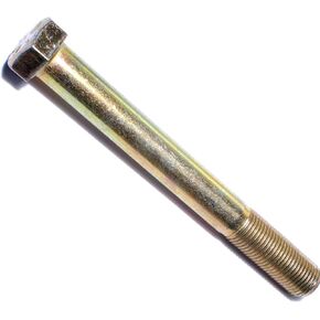 014973254384 Grade 8 Fine Hex Cap Screws, 9/16-18 x 5, Piece-10, Yellow