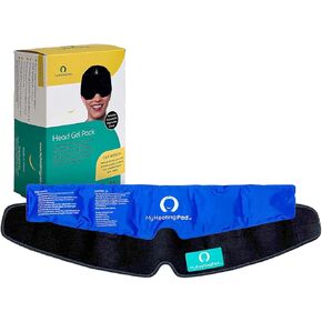 Foot and Ankle Gel Pack - Reusable Gel Ice Pack with Elastic Fastener - Cold Packs for Post-Surgery or Sport Injuries, Flexible Ice Packs - Foot Wrap and Ankle Ice Pack Wrap Compression - 1 Pack Blue