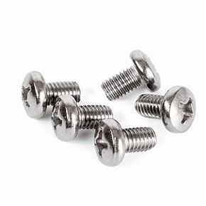 LuiQiuFa100Pack M3x6mm Machine Screws Pan Phillips Cross Head Screw 304 Stainless Steel Fasteners Bolts