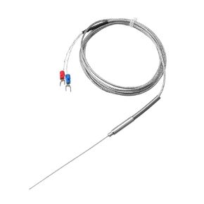 MECCANIXITY K Type Thermocouple Temperature Sensor Probe 1x100mm 6.6ft Wire 0 to 1000°C(32 to 1832°F) Stainless Steel