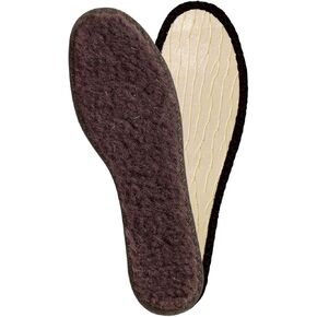 Lambswool Winter Insoles for Boots Or Shoes, Insole Replacement for Man and Woman, Lambskin Inner Soles, Shoe Inserts Accessories, by Kaps (Women/US 8/39 EUR)