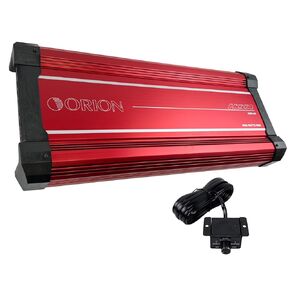 مضخم صوت Orion HCCA Series HCCA4000.4H عالي الأداء بقدرة 4000 وات RMS ذو 4 قنوات فئة H - 1 أوم ثابت، تمرير منخفض/عالي، تحكم في تعزيز الجهير، مصدر طاقة MOSFET، مع مقبض جهير، صنع في كوريا