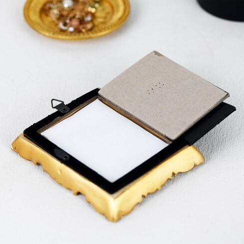 2.5x3.5 inches Ornate Hand-Crafted Resin Picture Frame with Easel, for Tabletop & Wall Display，Vintage Photo Frame -GOLD in Saudi Arabia