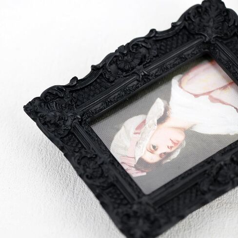 2.5x3.5 inches Ornate Hand-Crafted Resin Picture Frame with Easel, for Tabletop & Wall Display，Vintage Photo Frame -GOLD in Saudi Arabia