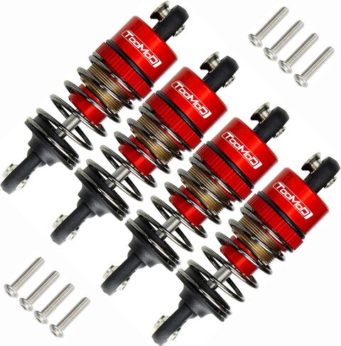 TOOMOD 1/10 50 مم RC مجموعة ممتص الصدمات المملوءة بالزيت لـ Tamiya TT-01 TT-02 M03 M04 M05 M06 TA05 1:10 على الطريق ترقيات السيارات استبدال الأجزاء (أزرق) in Kuwait