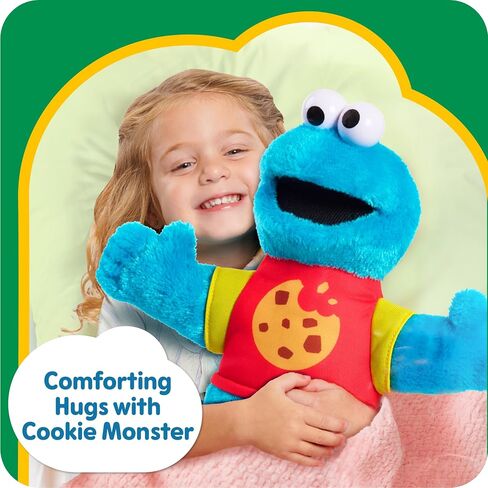 SESAME STREET Sing-Along Cookie Monster 13-inch Plushie Stuffed Animal, Recycled Filling, Blue, Officially Licensed Kids Toys for Ages 18 Month by Just Play in Saudi Arabia