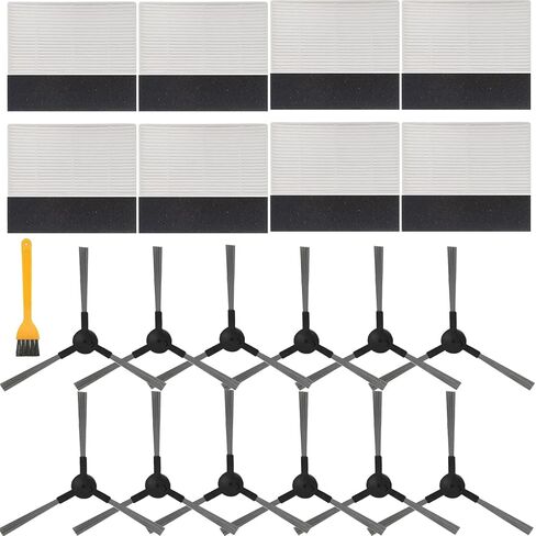 قطع غيار متوافقة مع Coredy R750 Pro Robot Vacuum and Mop Combo 2700Pa ملحقات المرشحات والفرش in Kuwait