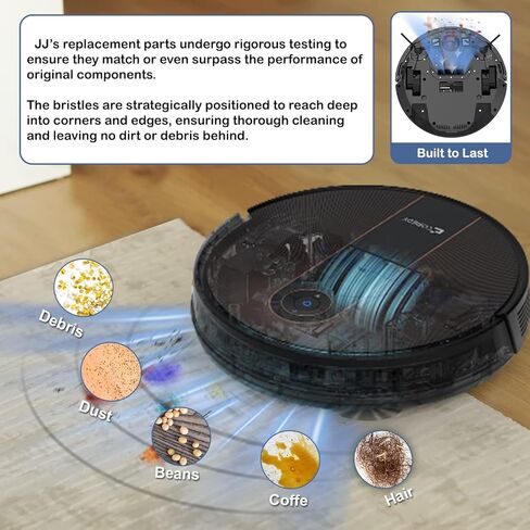 قطع غيار متوافقة مع Coredy R750 Pro Robot Vacuum and Mop Combo 2700Pa ملحقات المرشحات والفرش in Kuwait