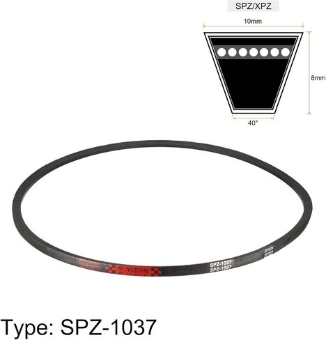 uxcell SPZ-1120 Drive V-Belt Industrial Power Rubber Transmission Belt 1120mm Pitch Girth 10mm Width 8mm Height in Saudi Arabia