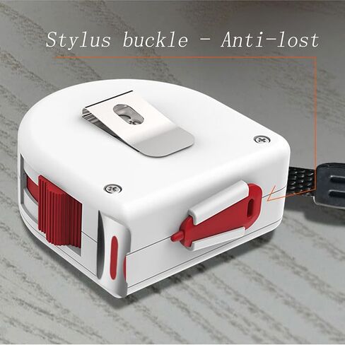 شريط قياس ذكي 16 قدم/5 متر مع جهاز لوحي للكتابة LCD 2 في 1 شريط قياس قابل للسحب شريط قياس أنيق لنجار البناء DIY، وحدات بوصة وسم in Kuwait