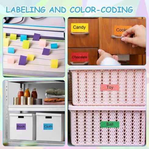 11 Pcs Colored 1 inch Wide Painter's Masking Tape 16 Yards Safe Tape Dispenser Bulk Colored Masking Tape Colored Tape Rolls Painting Accessories Rainbow Paper Tape for Art DIY Craft Box Label Teacher in Saudi Arabia