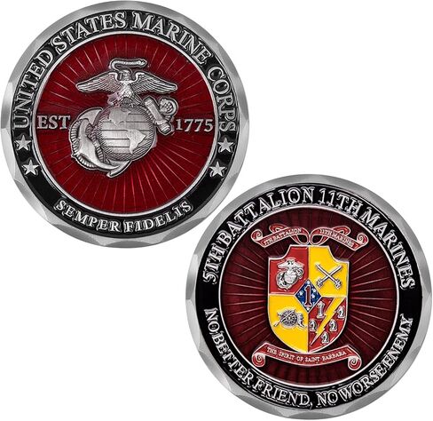 USMC 1st Battalion 3rd Marines Challenge Coin – Marine Corps 1/3 Unit Coin 1stBn, 3rd Marines Coin | Disabled USMC Vet Owned Small Business in Kuwait