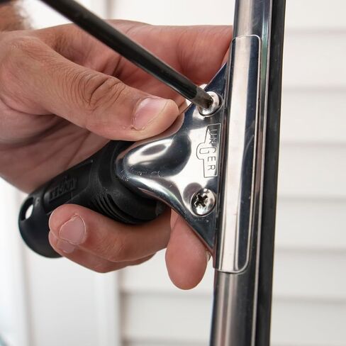 ممسحة تنظيف النوافذ والزجاج مقاس 16 بوصة مع مطاط بديل - لوازم التنظيف، ممسحة شديدة التحمل لتنظيف النوافذ، نتائج خالية من الخطوط in Kuwait