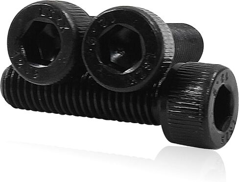 M3 x 8mm Hex Socket Head Cap Screws Bolts 12.9 Grade Alloy Steel Hex Socket Cap Machine Screws with Black Oxide Finish, Set of 100 in Saudi Arabia