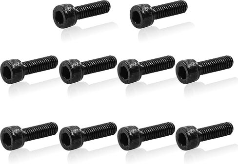 M3 x 8mm Hex Socket Head Cap Screws Bolts 12.9 Grade Alloy Steel Hex Socket Cap Machine Screws with Black Oxide Finish, Set of 100 in Saudi Arabia