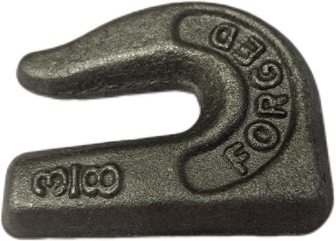 10Pcs Weld On Hook Tractor Hooks Grab Chain Hooks 3/8'' G70 Heavy Duty Forged Grade Tow Hook Weldable for Chain Pulling and Lifting, Trailer Truck, Rigging, Car in Kuwait