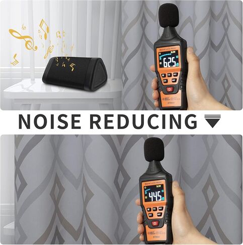 Easy-Going Printed Blackout Curtains for Bedroom, Gradient Line Color Noise Reduction Curtain Drapes, Light Blocking Thermal Insulated Grommet Curtain, 2 Panels, 52 x 63 in, Gray in Saudi Arabia