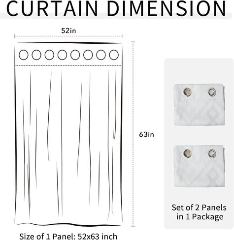 Easy-Going Printed Blackout Curtains for Bedroom, Gradient Line Color Noise Reduction Curtain Drapes, Light Blocking Thermal Insulated Grommet Curtain, 2 Panels, 52 x 63 in, Gray in Saudi Arabia