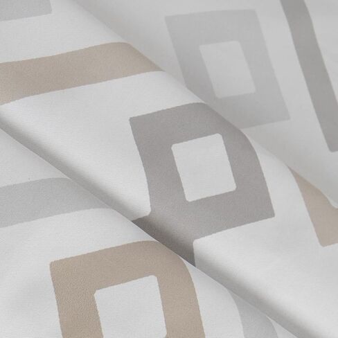 Easy-Going Printed Blackout Curtains for Bedroom, Gradient Line Color Noise Reduction Curtain Drapes, Light Blocking Thermal Insulated Grommet Curtain, 2 Panels, 52 x 63 in, Gray in Saudi Arabia