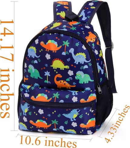 حقيبة ظهر كولوتش للأطفال الصغار للأولاد والبنات، حقيبة ظهر خفيفة الوزن لمرحلة ما قبل المدرسة مقاومة للماء للأطفال، حقيبة مدرسية للرعاية النهارية، أزرق، ديناصور in Kuwait