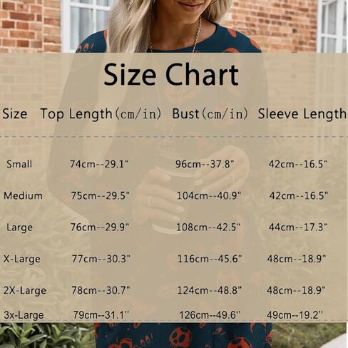 Womens Halloween Crewneck Sweatshirts Pumpkin Long Sleeve Pullover Tops Vintage Oversized Shirt Blouse Clothes in Saudi Arabia