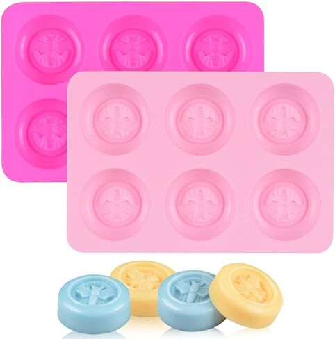 SJ Heart Silicone Molds, 6 Cavity 4 Ounce Bar Heart Mold for Soap, Resin, Candle and Muffin, Pack of 1 in Saudi Arabia