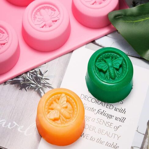 SJ Heart Silicone Molds, 6 Cavity 4 Ounce Bar Heart Mold for Soap, Resin, Candle and Muffin, Pack of 1 in Saudi Arabia