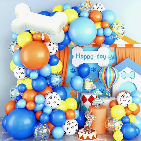 Blue Balloon Arch kit, Blue and White Balloon Garland with 22 Inch Disco Ball Balloons Metallic Silver Star Foil Balloons, Silver Confetti Balloons Metallic Blue Balloon for 80s Disco Party Decoration in Kuwait