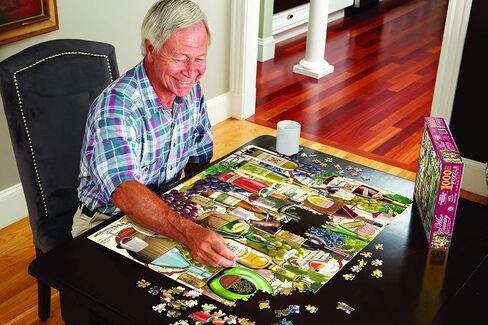 White Mountain Puzzles Checking It Twice - 1000 Piece Jigsaw Puzzle in Saudi Arabia