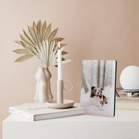 10 عبوات من إطارات الصور التسامي فارغة مع حامل مقاس 5 بوصة × 7 بوصة مستطيلة لنقل الحرارة MDF إطارات صور خشبية بالتسامي إطار لوحي هدايا صور شخصية للحرف اليدوية in Kuwait