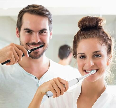 Replacement Toothbrush Heads 5 Pack for AquaSonic Black Series for Vibe Series Black Series pro, and for Duo Series pro Electric Toothbrush,Black Toothbrush Curved Shape Design in Kuwait