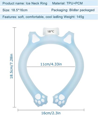 Neck Cooling Tube,Reusable Wearable Neck Cooler Ring,Wearable Cooling Neck Wraps for Summer Heat,Neck Cooling Tube with Cold Insulated Bag for Outdoor Indoor, Relief for Hot Flashes and Summer in Saudi Arabia