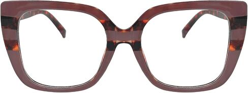 Stylish Oversized Reading Glasses for Women, Blue Light Blocking Computer Readers, Trendy Ladies Cat Eye Eyeglasses in Saudi Arabia