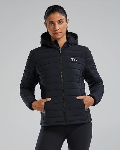 TYR T280131XS Womens Puffer Jacket Black XS in Saudi Arabia