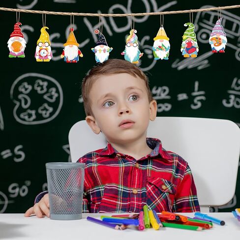 48 قطعة من زخارف التماثيل المعلقة للمدرسة، زينة تقدير زملاء الدراسة للعودة إلى المدرسة، يوم المعلمين، لوازم الحفلات، ديكور جدار الفصل الدراسي، 24 نمطًا in Kuwait