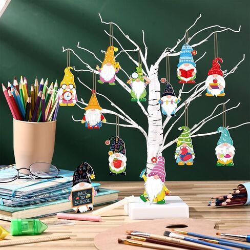 48 قطعة من زخارف التماثيل المعلقة للمدرسة، زينة تقدير زملاء الدراسة للعودة إلى المدرسة، يوم المعلمين، لوازم الحفلات، ديكور جدار الفصل الدراسي، 24 نمطًا in Kuwait