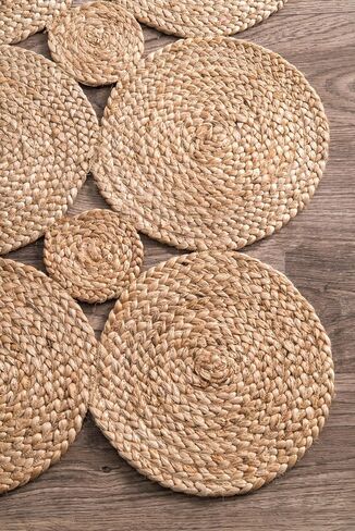 nuLOOM Hand Woven Drusilla Area Rug, 3x5, Natural in Saudi Arabia