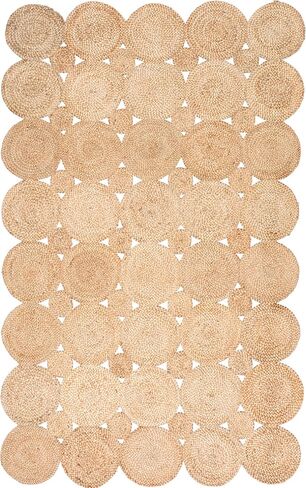 nuLOOM Hand Woven Drusilla Area Rug, 3x5, Natural in Saudi Arabia