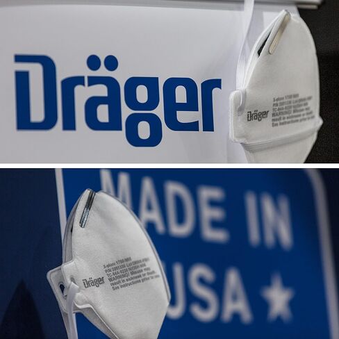 أقنعة Dräger X-plore 1750 C N95 مصنوعة في الولايات المتحدة | 20 جهاز تنفس معتمد من NIOSH، مناسب عالميًا in Saudi Arabia