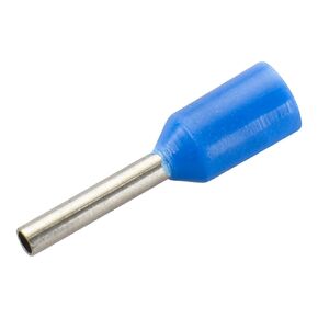 Baomain E2512 L=19.2mm D=2.6mm Blue Wire Disconnects Ferrules (14 AWG) 1000PCS