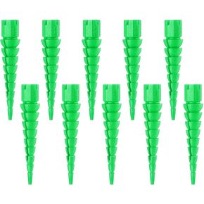 10 Pcs Wood Anchor, Stripped Screw Hole Repair Kit for Wood, Door, Fixing Stripped Screw Holes, Fits Wood Screws Sizes #2 to #16, Screw Holes from Stripped to Gripped, Green