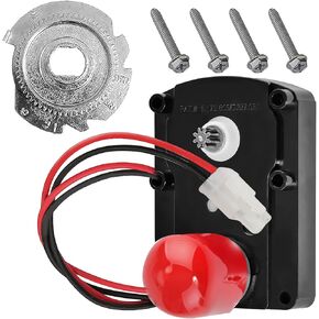 7384691 7286039 Water Softener Motor with Screws, Motor and Cam for High Flow 1" systems, The Outside Diameter of the Cam is 2.6 inch