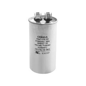 2024 Upgrade 97F9614 40uf 370/440VAC 60Hz Dual Run Circular Start Capacitor for United States Standard AC Motors.Compatible with GE Genteq 97F9614 Capacitors.