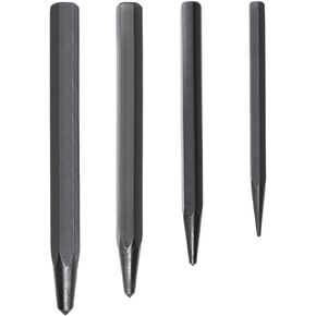 62215 Center Punch Kit, 4-Piece center punch tool set for metal