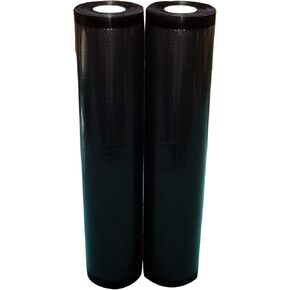 Vacuum Sealer Bags Rolls For Food Saver,Seal a Meal, Weston. Commercial Grade, BPA Free,Great for vac storage Bags, Meal Prep with sous vide (11''x16', Black and Clear)