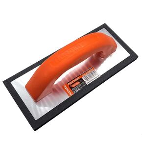 Edward Tools 4" x 9" Rubber Foam Grout Float for Tile - Non Stick Closed Cell Foam Pad for Grout Work - Easy to Clean - Ergo Handle - Smoothly Apply Grout to Floor or Wall Tile